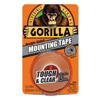 Tough and Clear Double-Sided Mounting Tape 60" Roll
