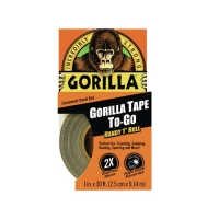 Black Gorilla Tape To-Go (1" x 30" roll)