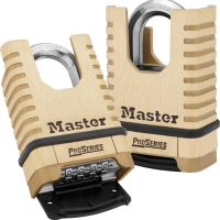 ProSeries Shrouded Brass Resettable Combination Padlock 2-1/4"