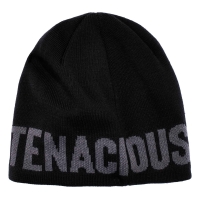 Black Knit "Be Tenacious" Beanie