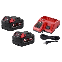 M18 Redlithium XC5.0 Starter Kit 2 Batteries with Charger