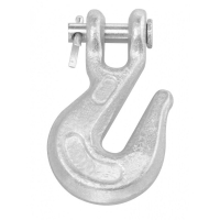 Clevis Grab Hook - Grade 43 Zinc Plated (1/4 Inch)