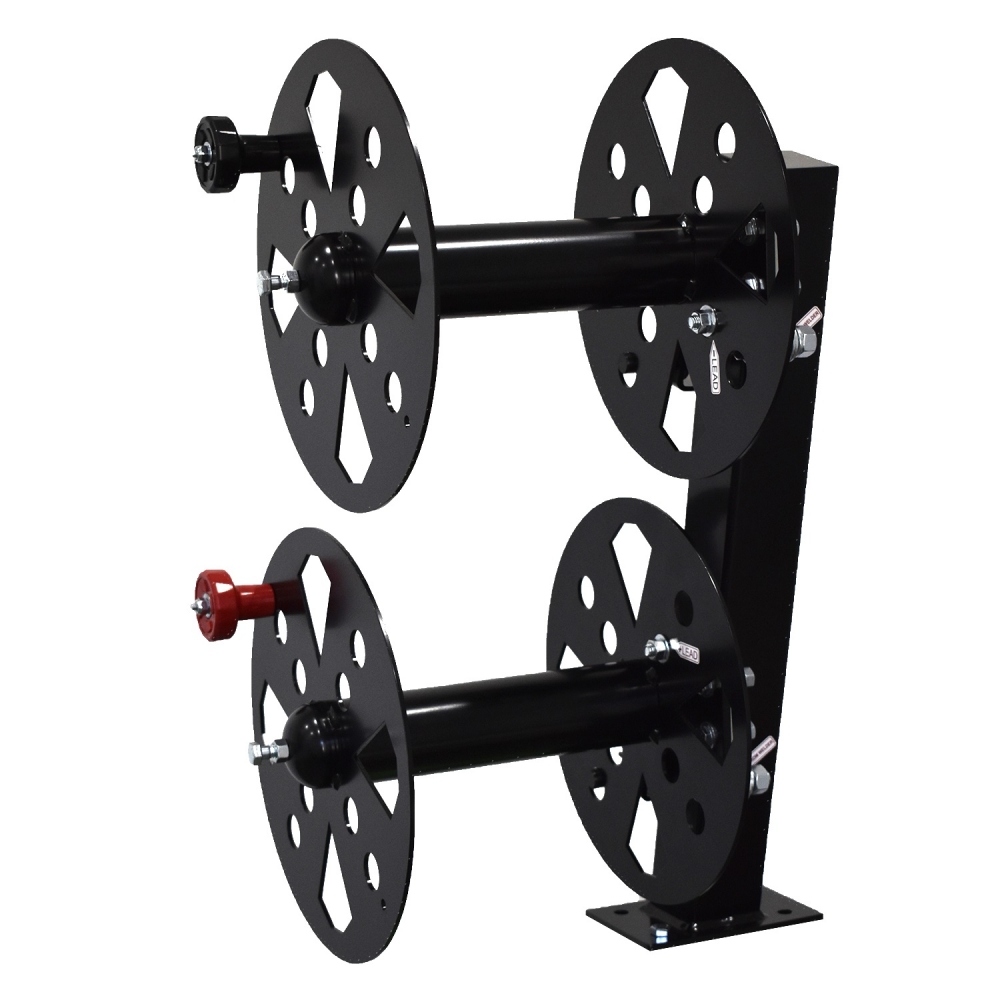 Diamond Lead Reels FBD10BLK Weld Lead Reel Rack with Fixed Base