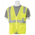 Lime Mesh Zipper Safety Vest (Class 2, Large)