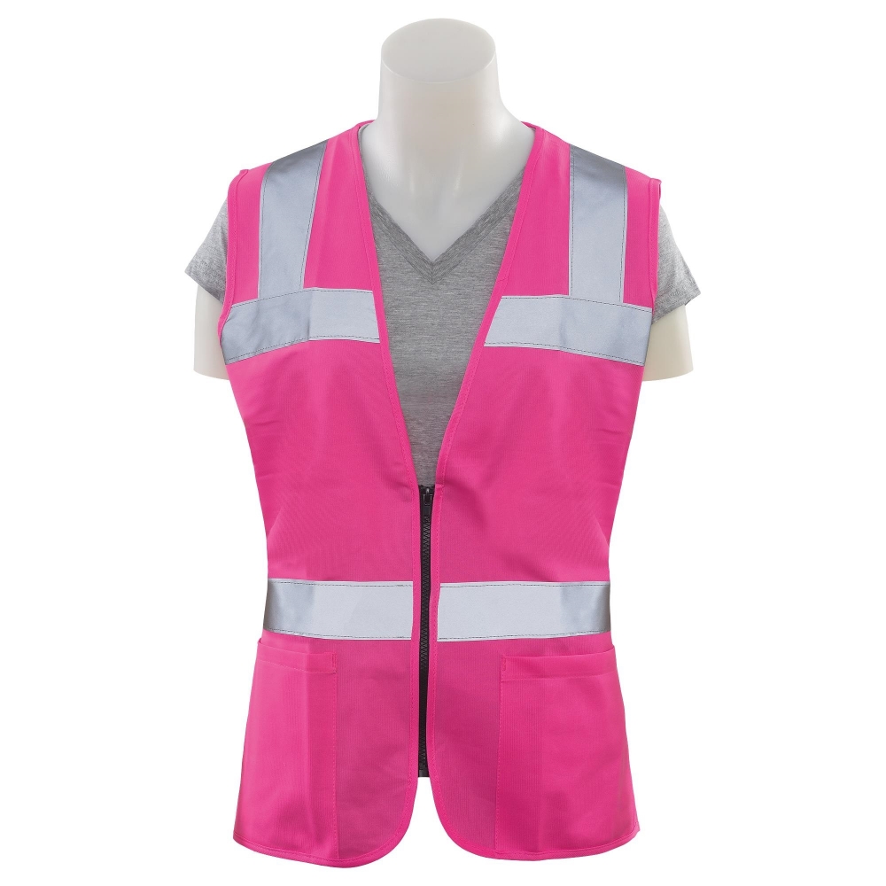 ERB 61912 Hi-Viz Pink Women's Fitted Vest | FisherTools.com
