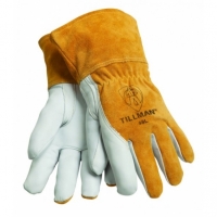 Vend-Ready Pack - Brown Top Grain Goatskin MIG Welders Gloves (Medium)