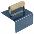 Outside Step Tool with Wood Handle (6" x 6" x 3-1/2", 3/8"R)