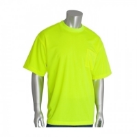 Non-ANSI Short Sleeve T-Shirt Large (Hi-Vis Lime Yellow)