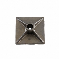 5" x 5" Round Hex Shank Tamper Plate