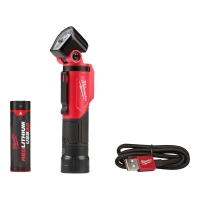 USB Rechargeable Pivoting Flashlight