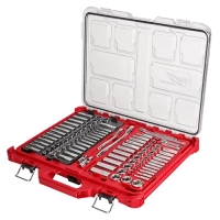 1/4" & 3/8" Drive Ratchet & Socket Set with PACKOUT Low-Profile Organizer SAE & Metric (106 Pieces)