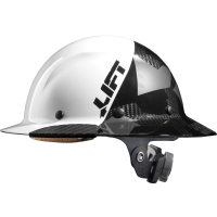 DAX Hard Hat - White and Black Camo