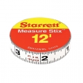 Measure Stix Steel Tape Measure with Adhesive Back - Right to Left (12 ft)