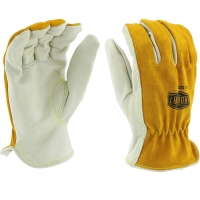 IRONCAT Premium Split Cowhide Driver Gloves (Large)