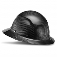 DAX Full Brim Hard Hat - Gloss Black