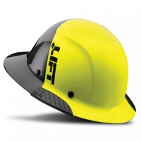 DAX Full Brim Hard Hat - Black and Yellow