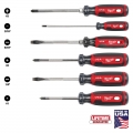 Cushion Grip Screwdriver 6pc Set, USA Made