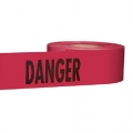 Premium Red "Danger" Barricade Tape 2.5 mil (3" x 1000')