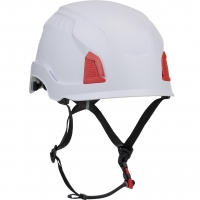 Traverse Industrial Climbing Helmet w/ 4-Point Strap (White)
