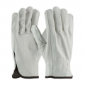 Cowhide Leather Drivers Gloves in Natural Color (Large)