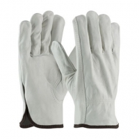 Cowhide Leather Drivers Gloves in Natural Color (Medium)