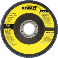 Flap Disc 60 Grit Zirconia 4-1/2 Inch