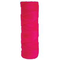 Twisted Nylon Fluorescent Pink Line - 350' Tube