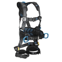 FT-One™ 3D Construction Belted Full Body Harness, Tongue Buckle Leg Adjustments (Large)