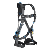 FT-One™ 3D Standard Non-Belted Full Body Harness, Tongue Buckle Leg Adjustments (Large)