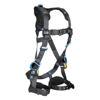 FT-One™ 3D Standard Non-Belted Full Body Harness, Tongue Buckle Leg Adjustments (X-Large)