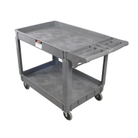 Resin Utility Cart, 37-3/8" X 25-5/8" TRAY