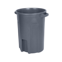 Round Trash Can 32 Gallon (Grey)