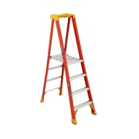 Fiberglass Platform Step Ladder 4-Foot 300 lb Capacity XL Version