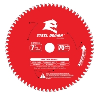 Saw Blade for Thin Metal 7" x 70-Teeth