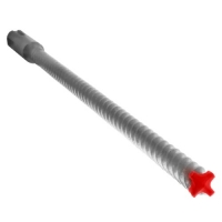 SDS-Max 4-Cutter Full Carbide Head Hammer Drill Bit 9/16" x 8" x 13"