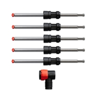 SDS-Plus 4-Cutter Full Carbide Head Dust Extraction Hammer Drill Bits 1/2" x 4" x 10"