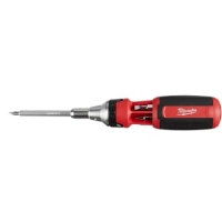 Square Drive Ratcheting Multi-bit Driver 9-in-1