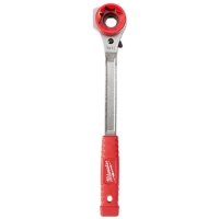 Lineman's High-Leverage Ratcheting Wrench w/ Milled Strike Face