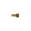 Brass 3/8" Female Body Connector (1/4")