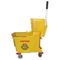 Mop Bucket with Wringer 26-35 Qt