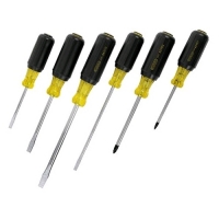 6-Piece Vinyl Grip Screwdriver Set