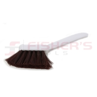 Brown Utility Brush with Long Plastic Handle (8-1/2")