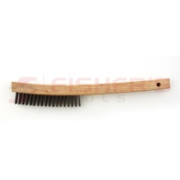 Curved Handle Wire Scratch Brush (14")
