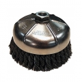 Knot Cup Brush 2-3/4" Twist Wire 5/8"-11