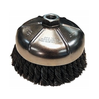 Knot Cup Brush 2-3/4" Twist Wire 5/8"-11