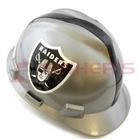 Standard V-Gard NFL Cap w/1-Touch Suspension (Raiders)