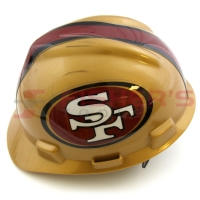 Standard V-Gard NFL Cap w/1-Touch Suspension (49ers)