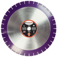 Purple Wet & Dry Walk Behind Blade Cured Concrete 18"