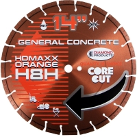 Heavy Duty Orange High Speed Blade With Universal Arbor 14"