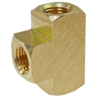 Tee, FPT Brass Pipe Fitting 1/4"